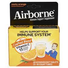 Airborne Zesty Orange Tablets 10ct