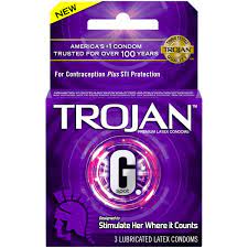 Trojan G Spot Condom 3ct
