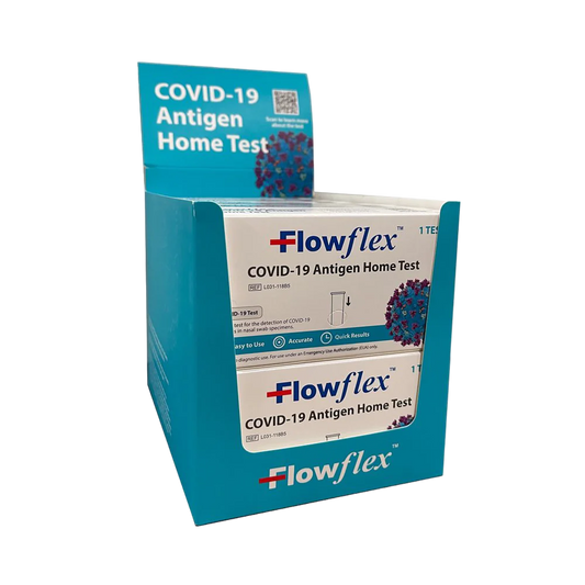 (8) TEST KIT - FLOWFLEX COVID-19 HOME TEST, FDA AUTHORIZED (EUA) ANTIGEN TEST