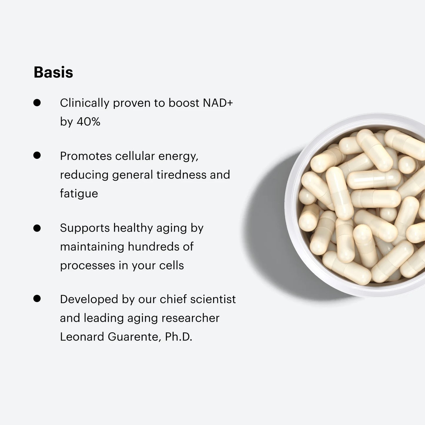 Basis - NAD+ Supplement for Cellular Aging