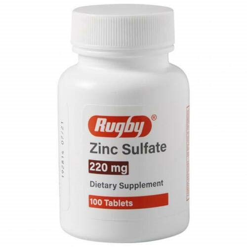 Zinc Sulfate 220mg 100 Tablets