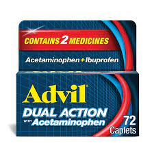 Advil Dual Action with Acetaminophen 72ct