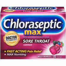 Chloraseptic Max Lozenge Berry 15ct