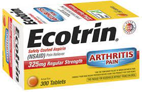 Ecotrin 325mg Tablet 125ct