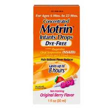 Motrin Infant Drops Dye Free Berry 1oz