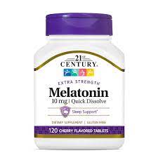 21st Century Melatonin 10mg Cherry 120ct