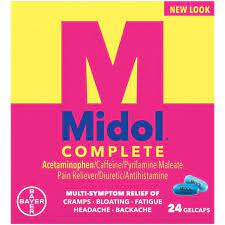 Midol Complete Gelcaps 24ct