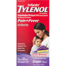 Tylenol Infant Suspension Grape 1oz