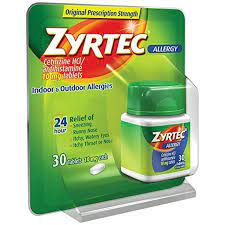 Zyrtec Allergy 10mg 30ct